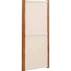 vidaXL Biombo divisor de 3 paneles 210x180 cm Blanco crema Sale