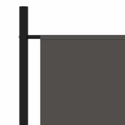 vidaXL Biombo divisor de 3 paneles gris 260x180 cm Antracita Clearance