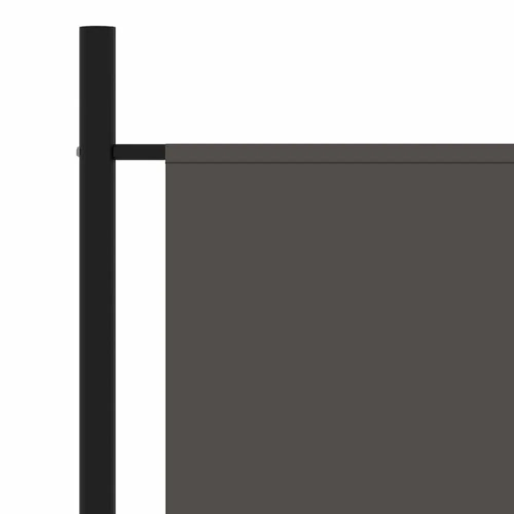 vidaXL Biombo divisor de 3 paneles gris 260x180 cm Antracita Clearance