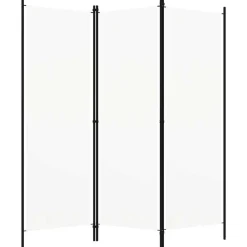 vidaXL Biombo divisor de 3 paneles 150x180 cm Blanco Hot