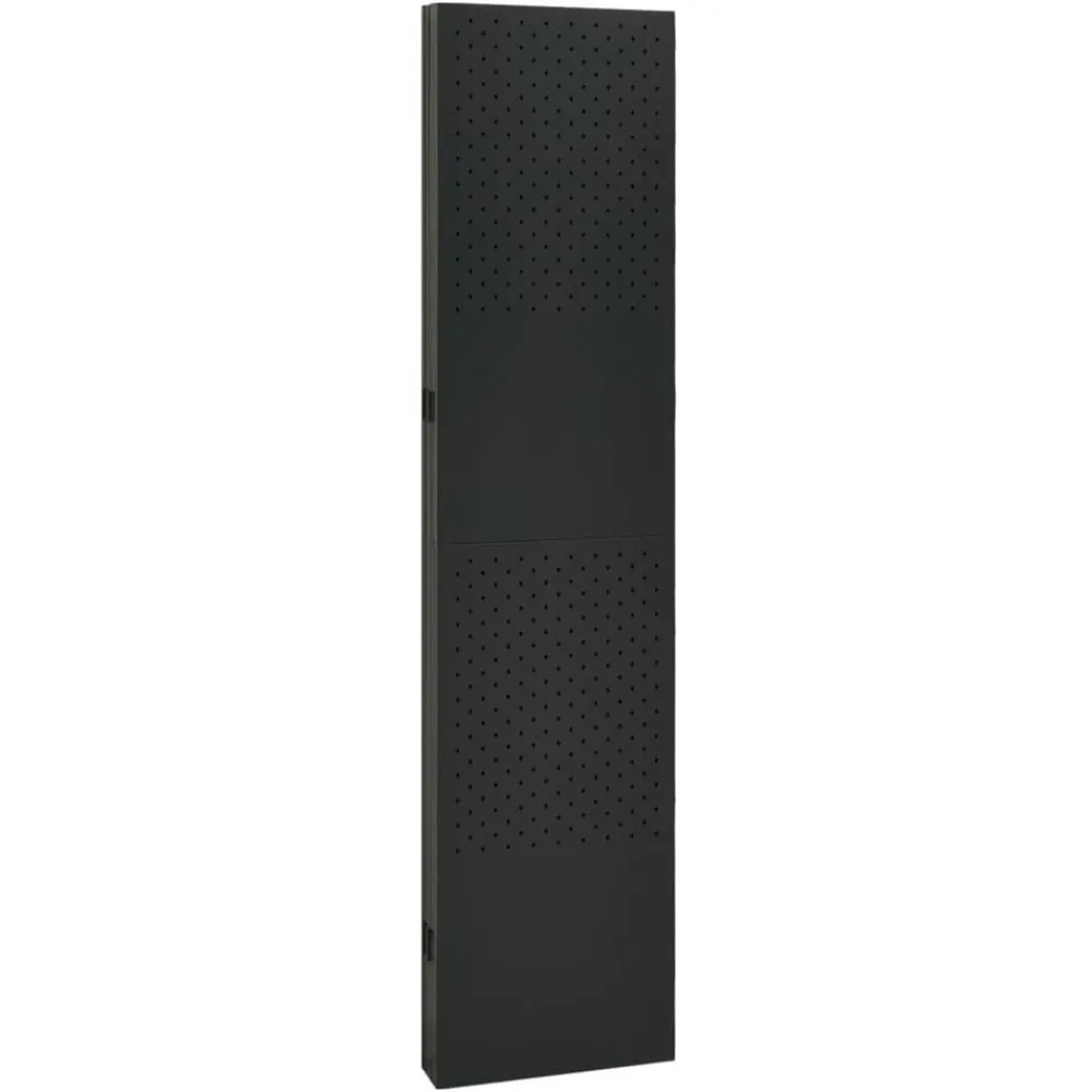 vidaXL Divisores De Ambientes-Biombo divisor de 5 paneles acero 200x180 cm