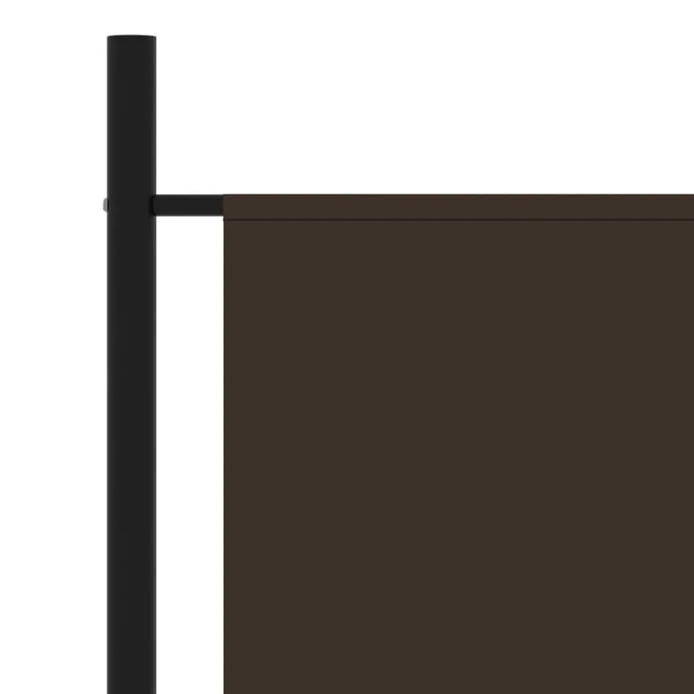 vidaXL Biombo divisor de 1 panel marrón 175x180 cm Marrón Outlet