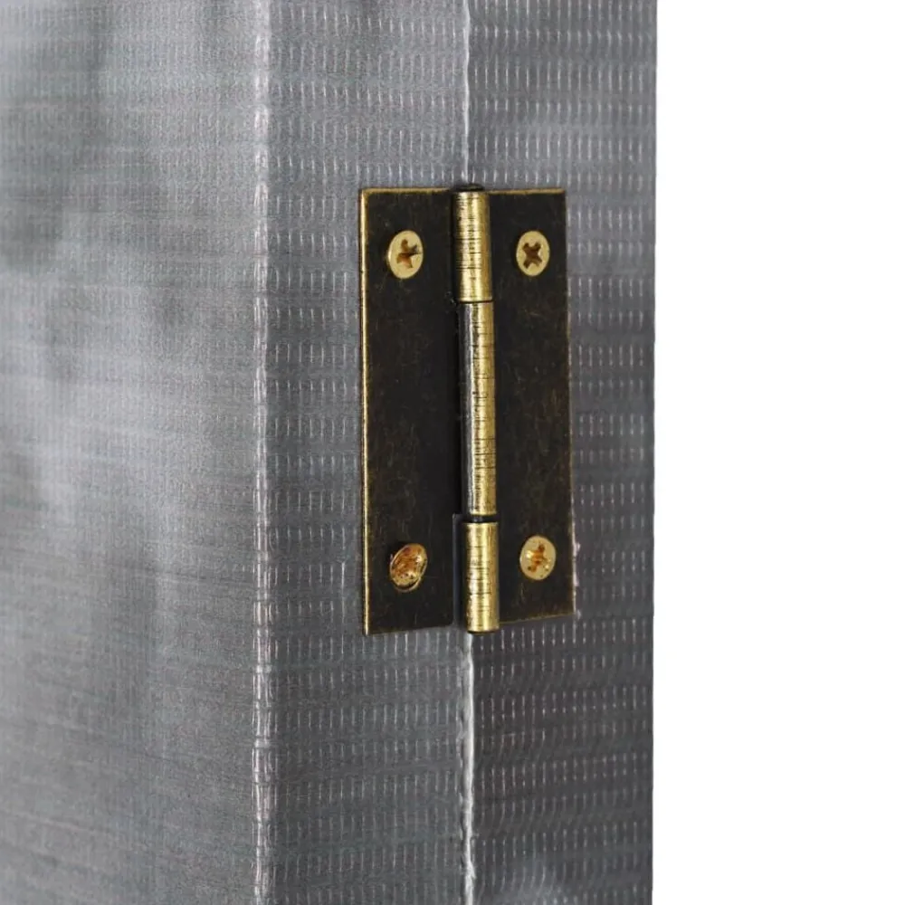 vidaXL Biombo divisor plegable 120x170 cm bus Londres blanco y negro New