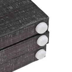 vidaXL Divisores De Ambientes-Biombo divisor plegable 120x170 cm plumas blanco y negro