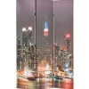 vidaXL Biombo divisor plegable 120x170 cm Nueva York de noche Sale