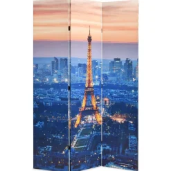 vidaXL Divisores De Ambientes-Biombo divisor plegable 120x170 cm París de noche