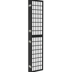vidaXL Biombo plegable con 5 paneles estilo japonés negro 200x170 cm Discount