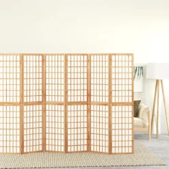 vidaXL Biombo plegable con 6 paneles estilo japonés 240x170 cm Hot