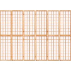 vidaXL Biombo plegable con 6 paneles estilo japonés 240x170 cm Hot