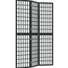 vidaXL Biombo plegable con 3 paneles estilo japonés negro 120x170 cm Hot