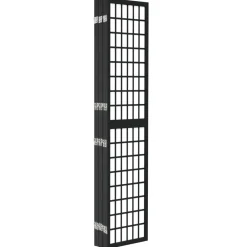 vidaXL Divisores De Ambientes-Biombo plegable con 6 paneles estilo japonés negro 240x170 cm