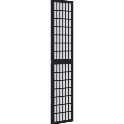 vidaXL Biombo separador de 3 paneles madera maciza Paulownia negro Best