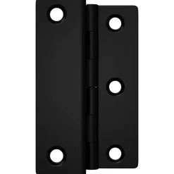 vidaXL Bisagra 2 pcs Negro 38 x 17 x 60 mm Hierro Discount
