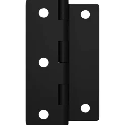 vidaXL Bisagra 2 pcs Negro 38 x 17 x 60 mm Hierro Discount