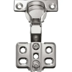 vidaXL Accesorios De Bricolaje-Bisagra 2 pcs Níquel 85 x 52,5 x 9,5 mm Hierro