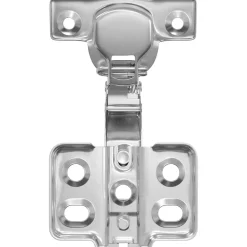 vidaXL Accesorios De Bricolaje-Bisagra 2 pcs Níquel 85 x 52,5 x 9,5 mm Hierro