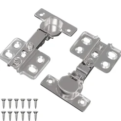 vidaXL Bisagra 2 pcs Níquel 85 x 52,5 x 9,5 mm Hierro Online