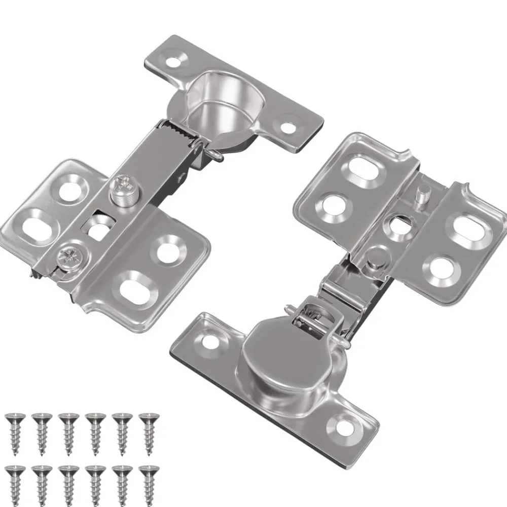 vidaXL Bisagra 2 pcs Níquel 85 x 52,5 x 9,5 mm Hierro Online
