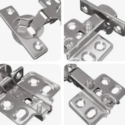 vidaXL Bisagra 2 pcs Níquel 85 x 52,5 x 9,5 mm Hierro Online