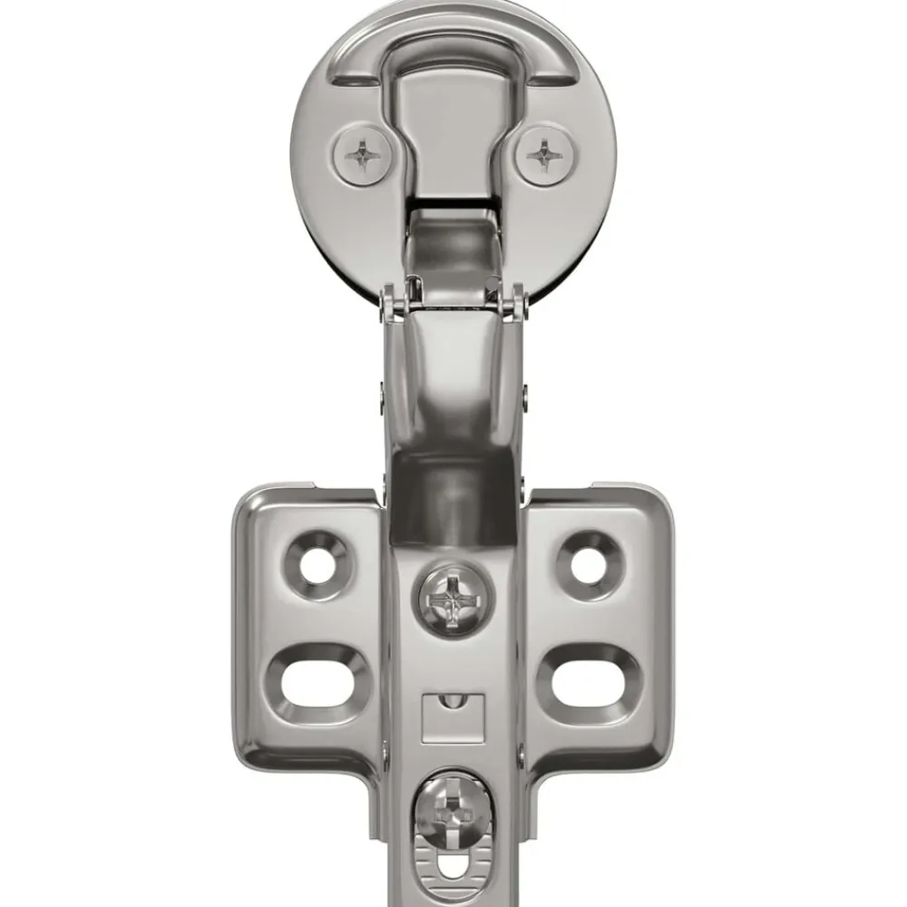 vidaXL Accesorios De Bricolaje-Bisagra 2 pcs Plateado 35 mm Hierro