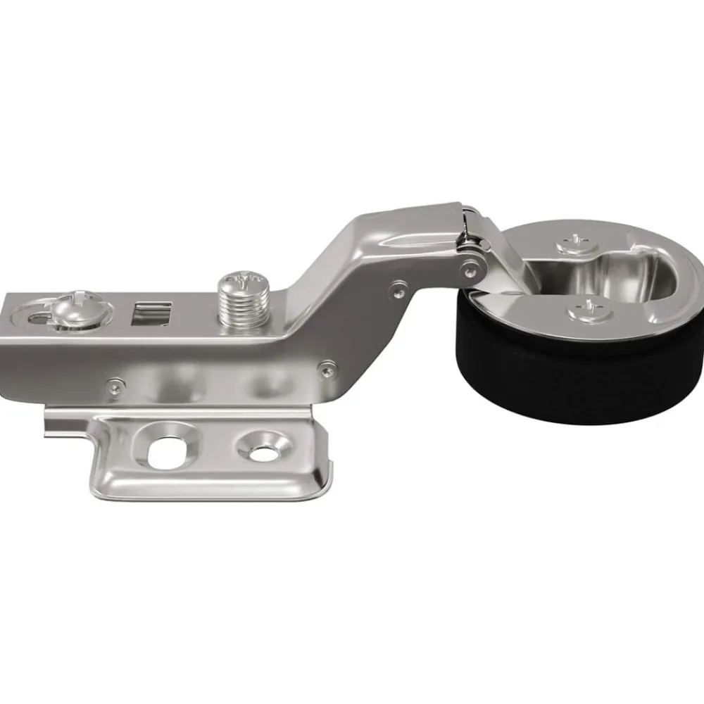 vidaXL Accesorios De Bricolaje-Bisagra 2 pcs Plateado 35 mm Hierro