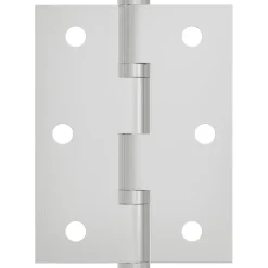 vidaXL Bisagra 2 pcs Plateado 50 x 38 x 1,3 mm Acero Discount