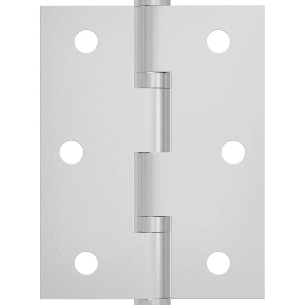 vidaXL Bisagra 2 pcs Plateado 50 x 38 x 1,3 mm Acero Discount