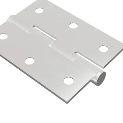 vidaXL Bisagra 2 pcs Plateado 50 x 38 x 1,3 mm Acero Discount