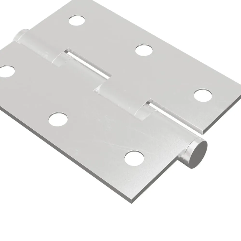 vidaXL Bisagra 2 pcs Plateado 50 x 38 x 1,3 mm Acero Discount