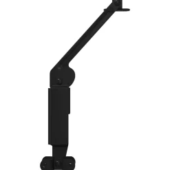 vidaXL Accesorios De Bricolaje-Bisagra de soporte para tapa 2 pcs Negro 192 x 32 x 50 mm Acero