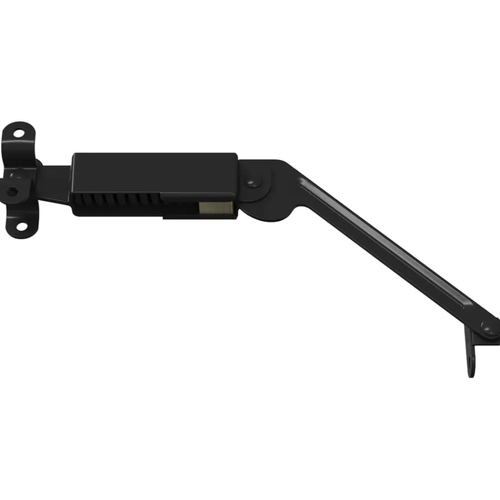 vidaXL Accesorios De Bricolaje-Bisagra de soporte para tapa 2 pcs Negro 192 x 32 x 50 mm Acero