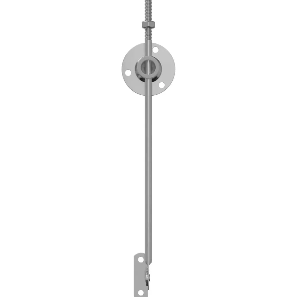 vidaXL Bisagra de soporte para tapa 2 pcs Plateado 194 x 36 x 18 mm Online