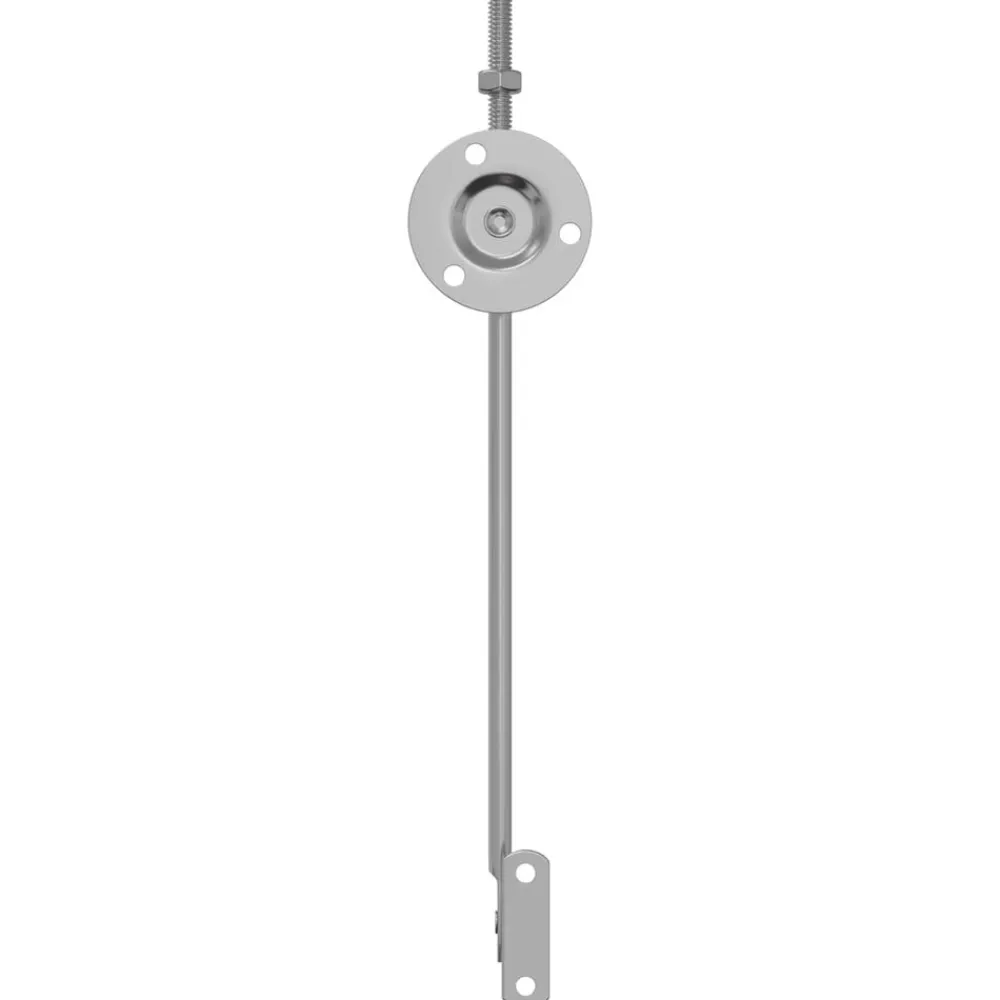 vidaXL Bisagra de soporte para tapa 2 pcs Plateado 194 x 36 x 18 mm Online