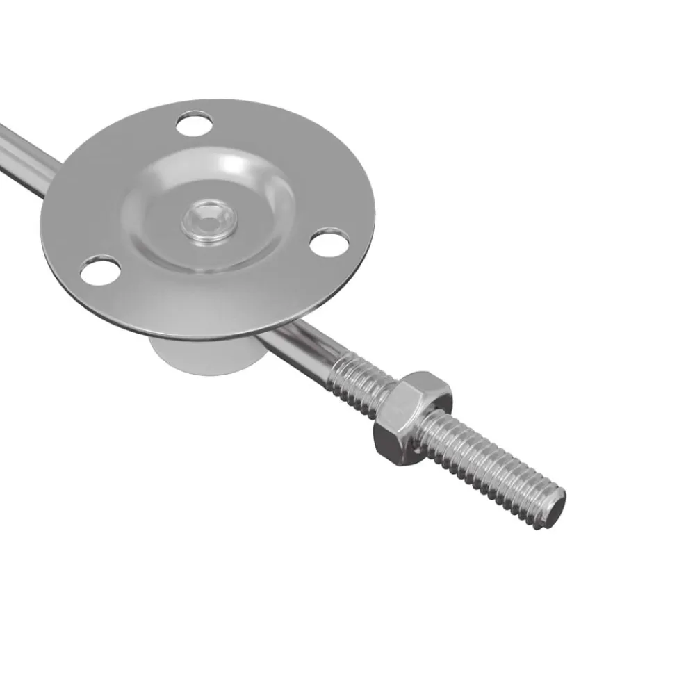 vidaXL Bisagra de soporte para tapa 2 pcs Plateado 194 x 36 x 18 mm Online