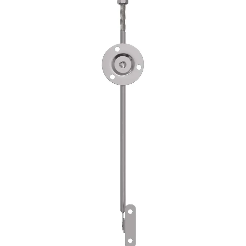 vidaXL Bisagra de tirador 2 pcs Plateado 190 mm Hierro Discount