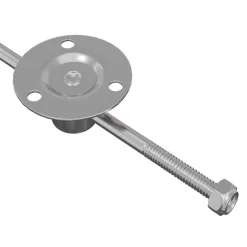 vidaXL Bisagra de tirador 2 pcs Plateado 190 mm Hierro Discount