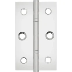 vidaXL Bisagra Liso 2 pcs Plateado 58 x 35 x 1 mm Acero Sale