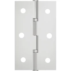 vidaXL Bisagra Liso 2 pcs Plateado 58 x 35 x 1 mm Acero Sale