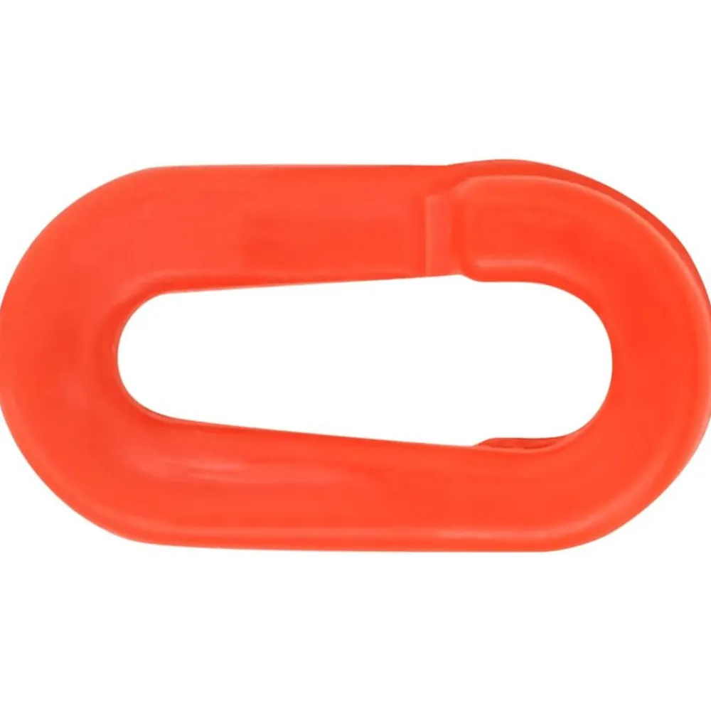 vidaXL Bolardos de control de tráfico 10 uds con cadena PE 75 cm Hot