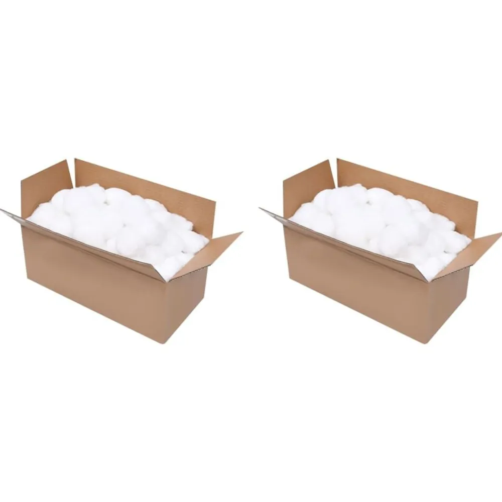 vidaXL Bolas de filtro de piscina 1400 g PE Blanco Sale