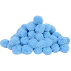 vidaXL Bolas de filtro de piscina antibacterias polietileno 700 g Azul
