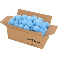 vidaXL Bolas filtro de piscina antibacterias 1400 g polietileno Azul Sale