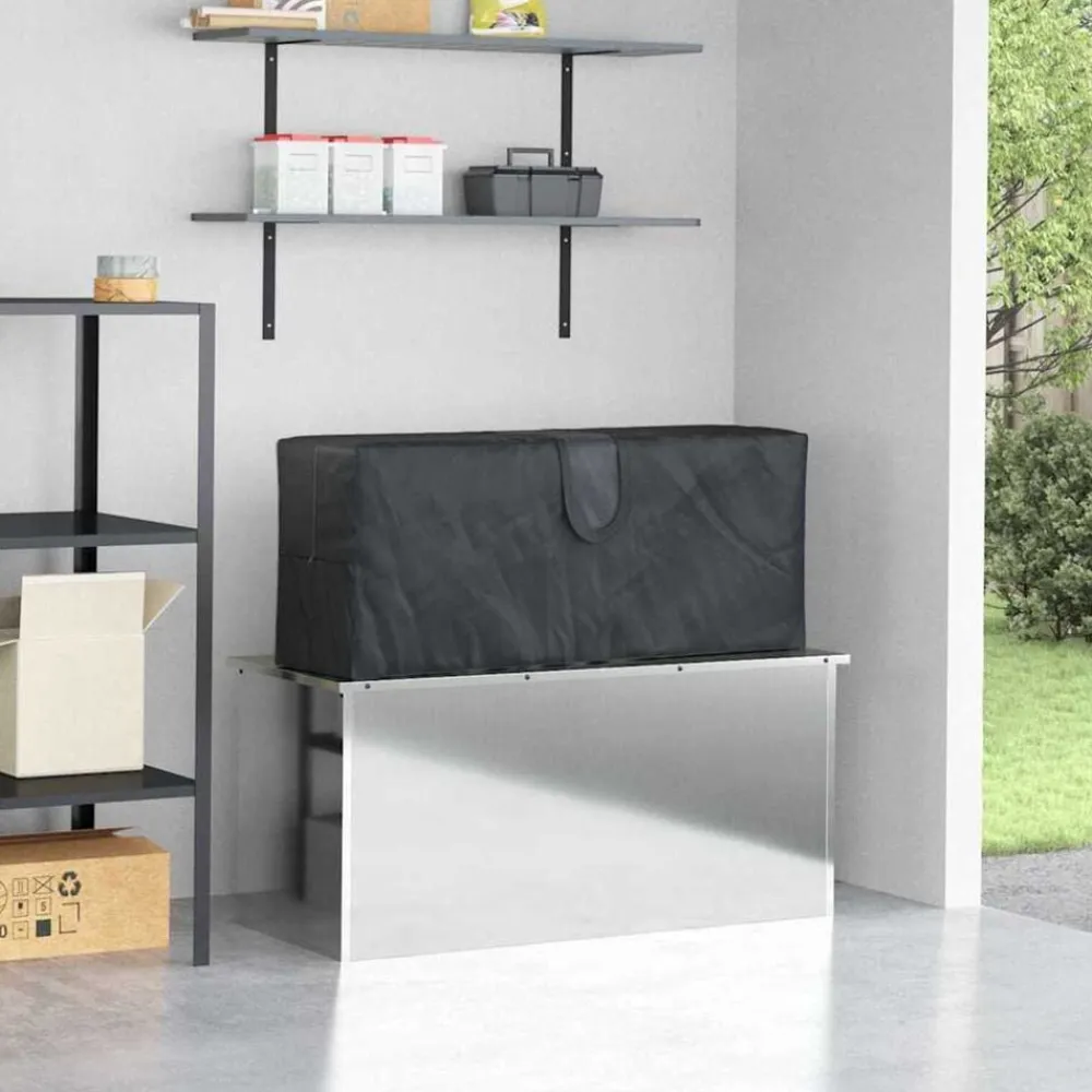 vidaXL Bolsa de Almacenamiento Exterior Negro 125 x 32 x 50 cm Online