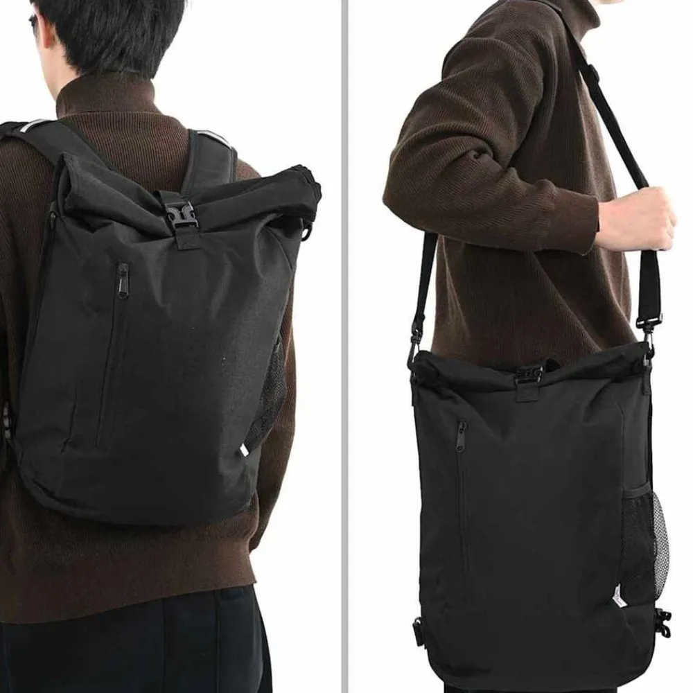 vidaXL Bolsa de bicicleta 31 x 13 x 58 cm Poliéster Negro Clearance
