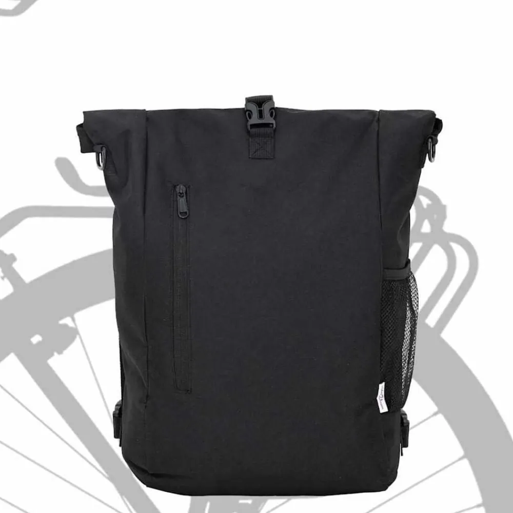 vidaXL Bolsa de bicicleta 31 x 13 x 58 cm Poliéster Negro Clearance