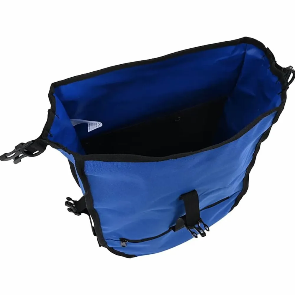 vidaXL Bolsa de bicicleta 32,5 x 17 x 57 cm Poliéster Azul Discount