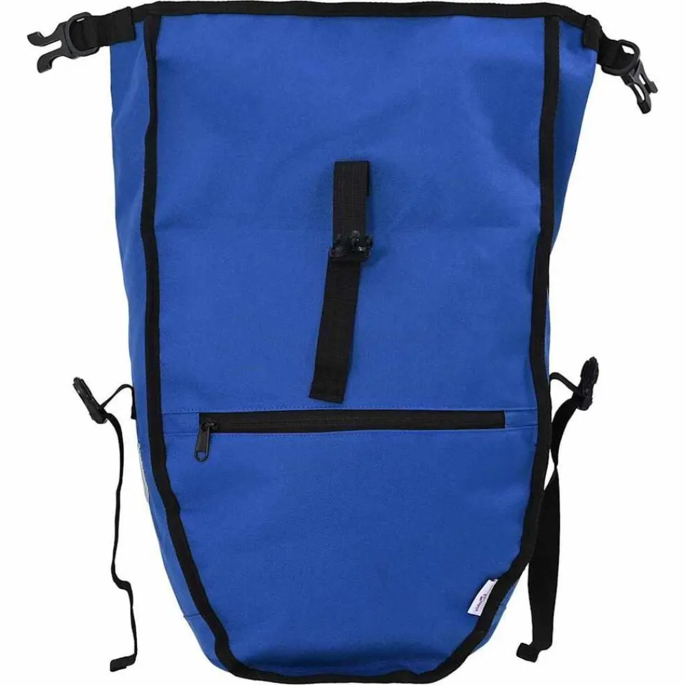 vidaXL Bolsa de bicicleta 32,5 x 17 x 57 cm Poliéster Azul Discount