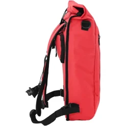 vidaXL Bolsa de bicicleta 31 x 13 x 58 cm Poliéster Rojo New