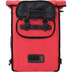 vidaXL Bolsa de bicicleta 31 x 13 x 58 cm Poliéster Rojo New