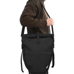 vidaXL Bolsa de bicicleta 32,5 x 17 x 57 cm Poliéster Negro Sale
